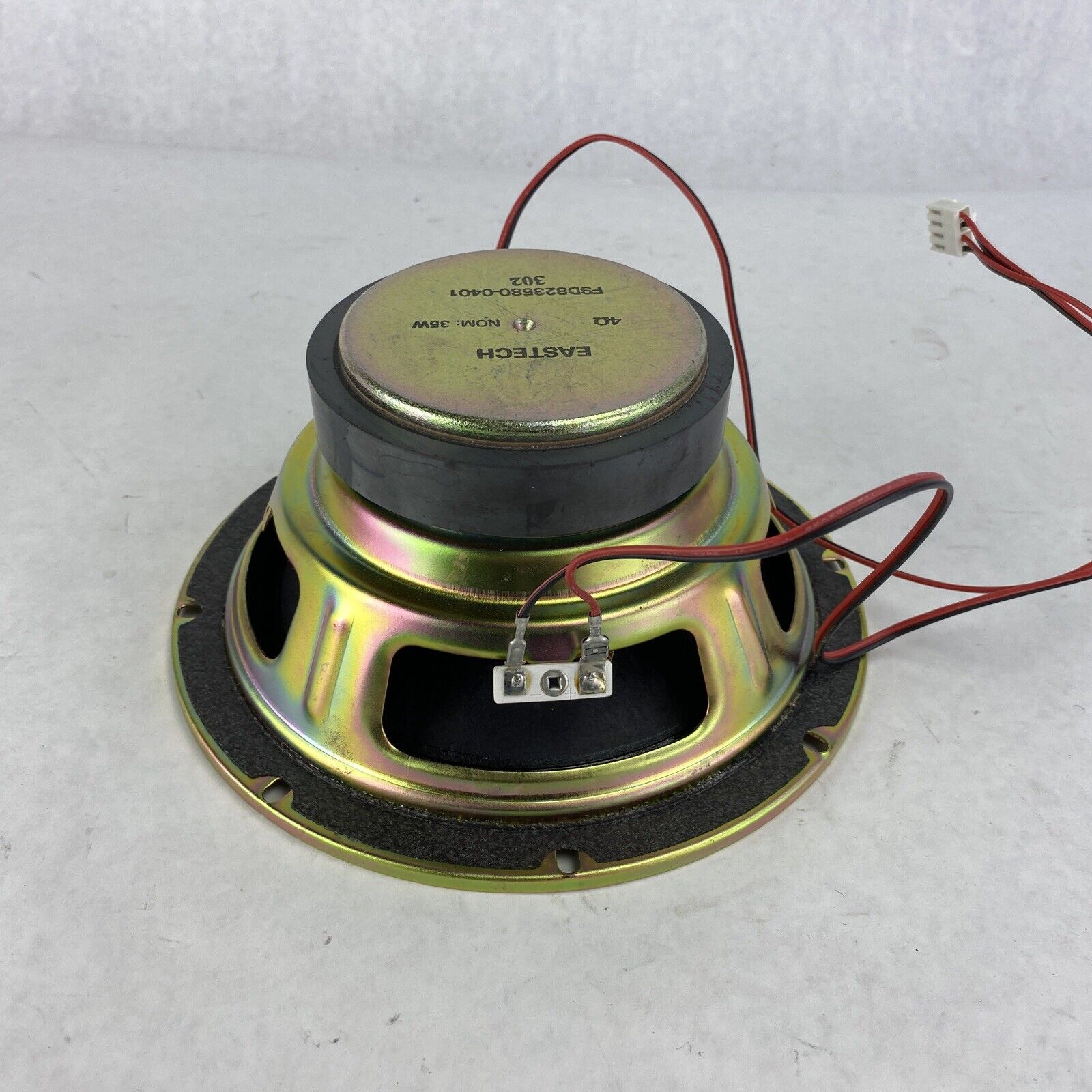 Eastech 8"  Speaker Driver Subwoofer 35W 4Ohm FSD823580-0401 -Tested & Working
