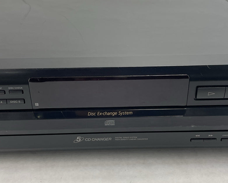 Sony CDP-CE315 5 Disc Changer CD Player Tested Plays No Screen