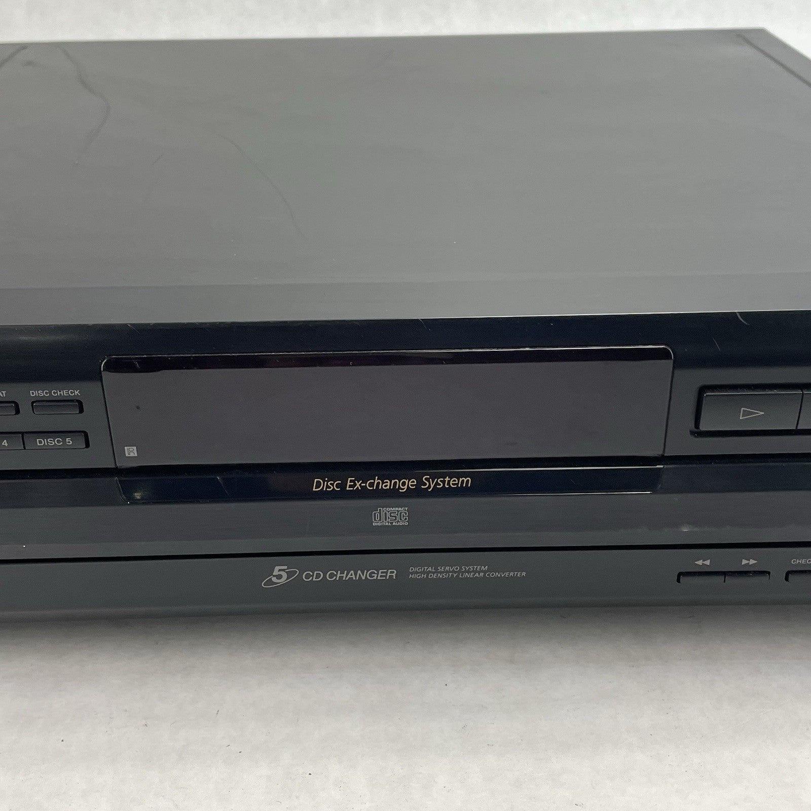 Sony CDP-CE315 5 Disc Changer CD Player Tested Plays No Screen4