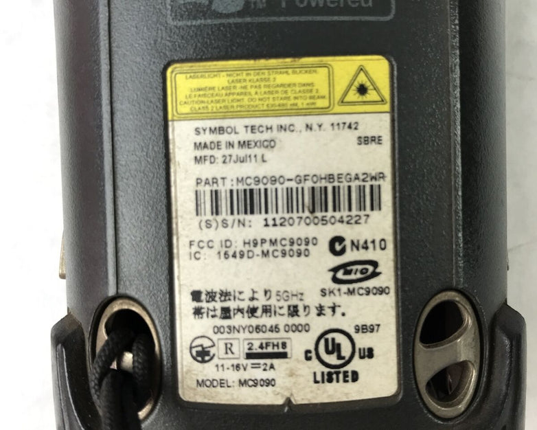 Symbol Motorola Barcode Scanner Top Shell GFOHBEGA2WR MC9090