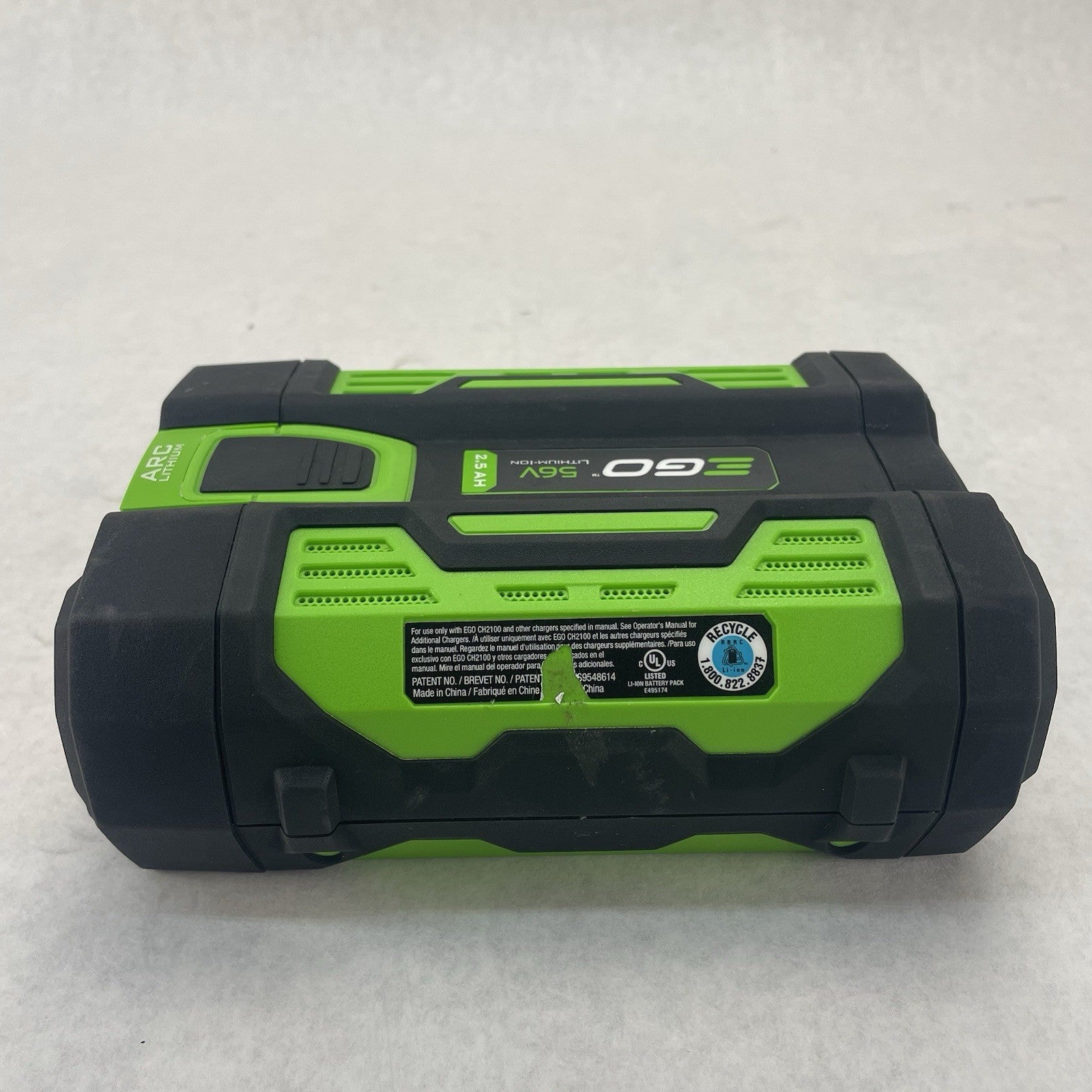 Ego Power 56V BA1400 2.5AH 140Wh NBA08212022151X For Parts Or Repair2
