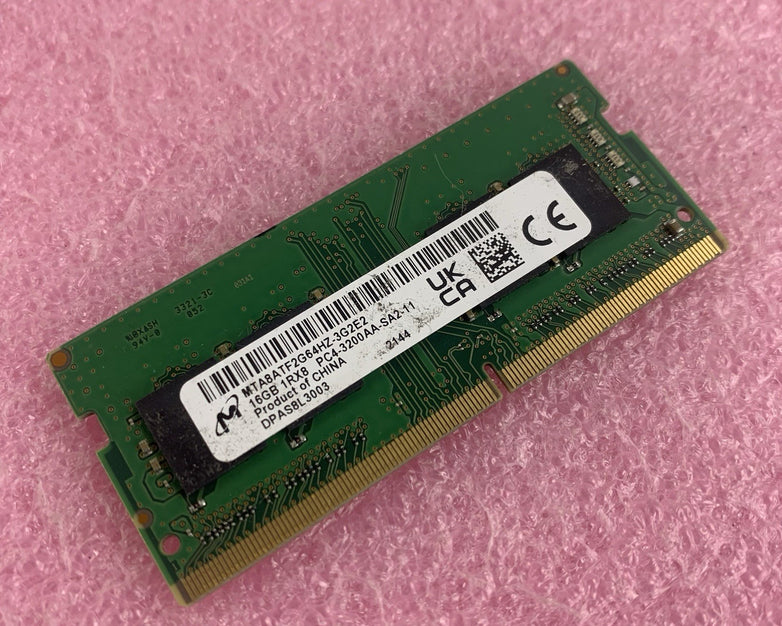 Micron MTA8ATF2G64HZ-3G2E2 16 GB DDR4 SO-DIMM PC4-3200AA  Laptop Ram Tested