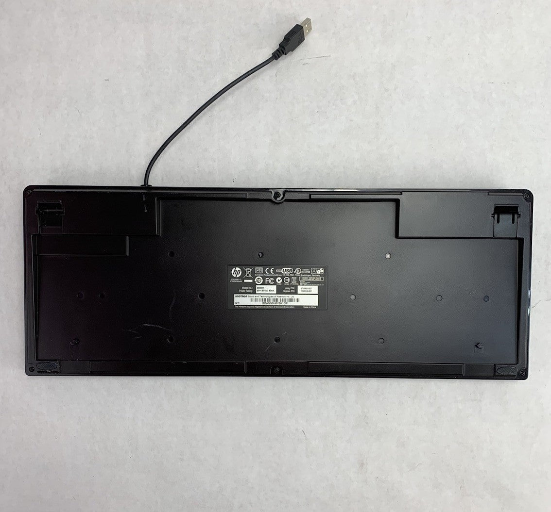 HP S6000K 576861-007 USB-Wired Washable Keyboard6