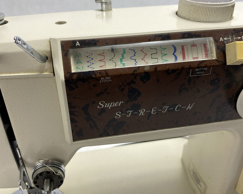 Vintage Morse Super Deluxe Zig Zag Model 5500 Sewing Machine