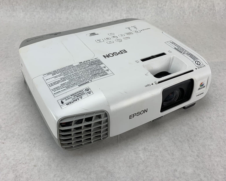 Epson PowerLite 98H H687A LCD Lamp Projector 1925 Lamp Hours - No Remote