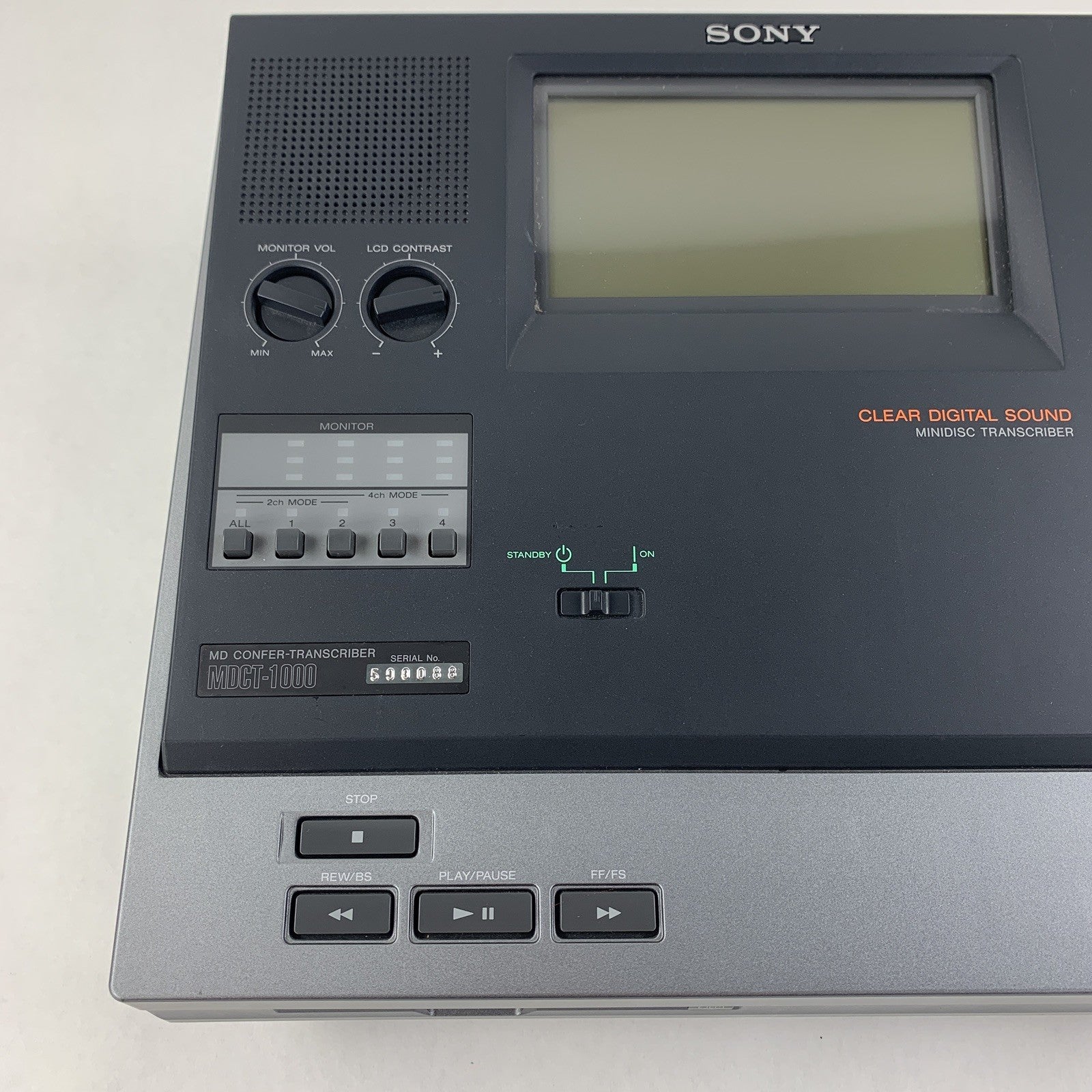 Sony MDCT-1000 MD Conference Transcriber Disc Error Parts and Repair
