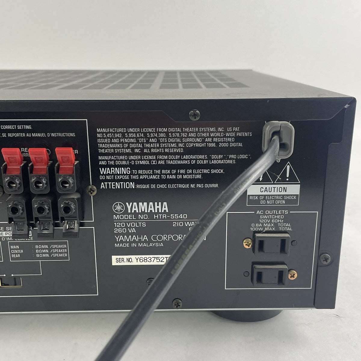Yamaha HTR-5540 AV Receiver Tested and Working7