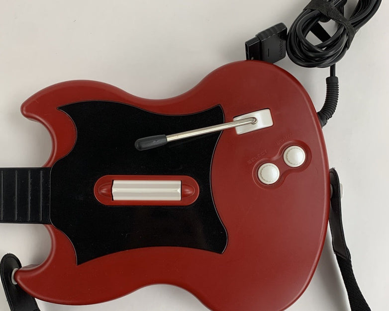 RedOctane PSLGH Guitar Hero Wired Guitar Red For Playstation 2