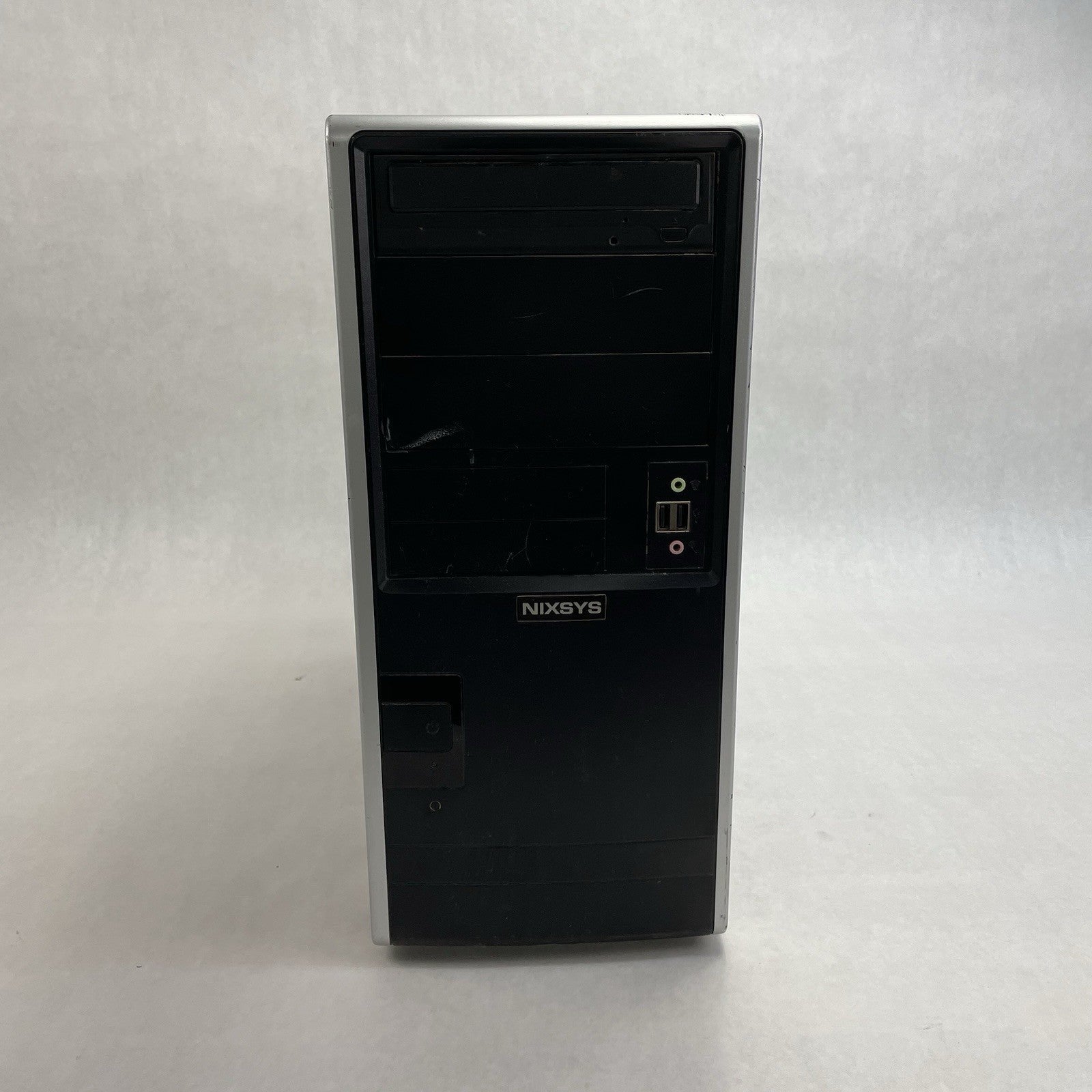 NIXSYS NX23775 Computer Chasis Barebones W/ CoolMax 400W Power Supply Tested