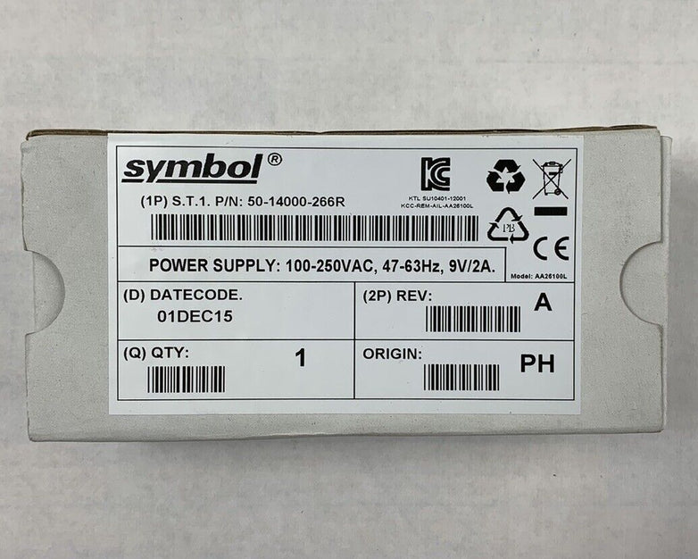 Symbol 50 14000 266R 9V DC 2A Power Supply (Lot of 2)