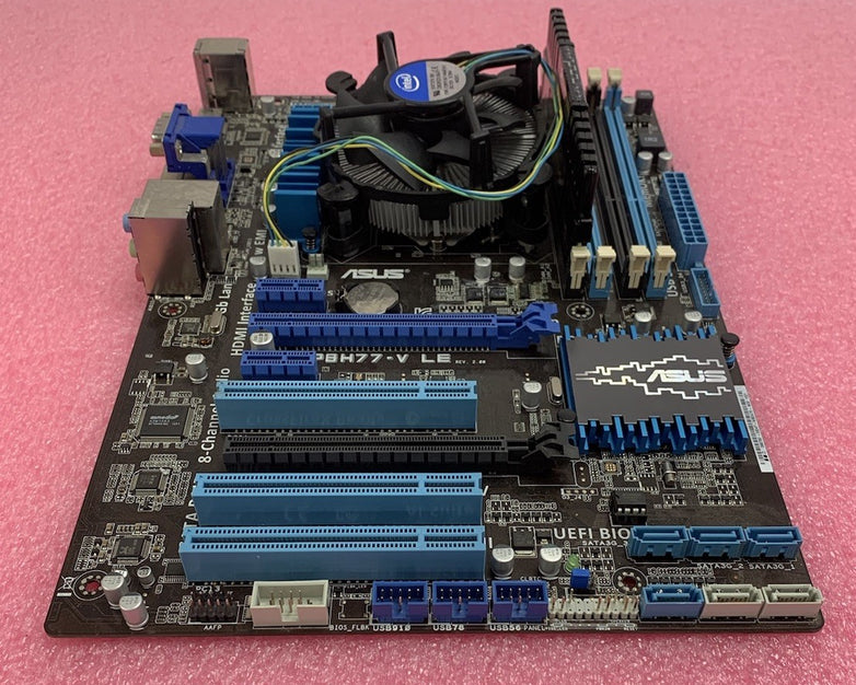 Asus P8H77-V LE Motherboard Intel Core i7-3770 3.4GHz 4GB RAM No Shield