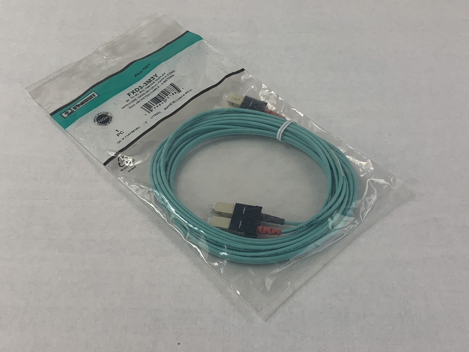 Lot of (4) PANDUIT FXD3-3M3Y / FXD33M3Y (NEW IN BOX)