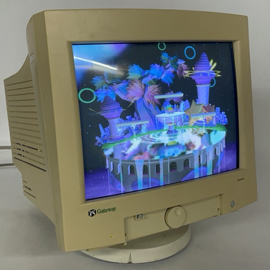 Gateway 14” CRT Computer Monitor EV500-069EV Tested