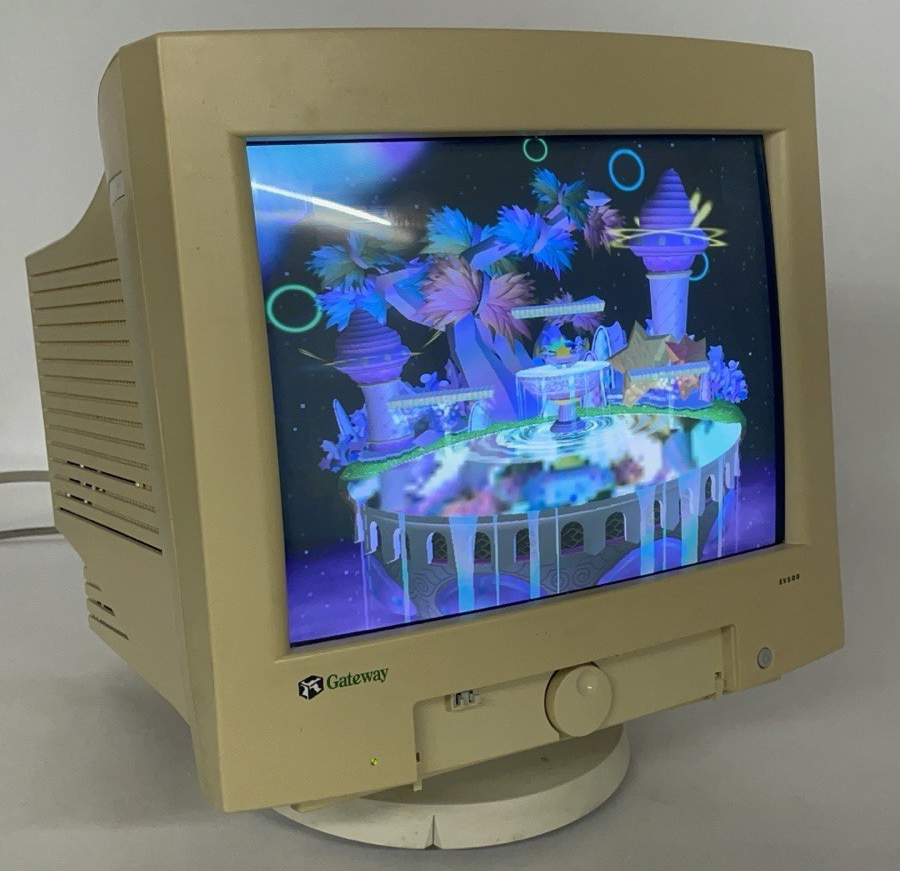 Gateway 14” CRT Computer Monitor EV500-069EV Tested0