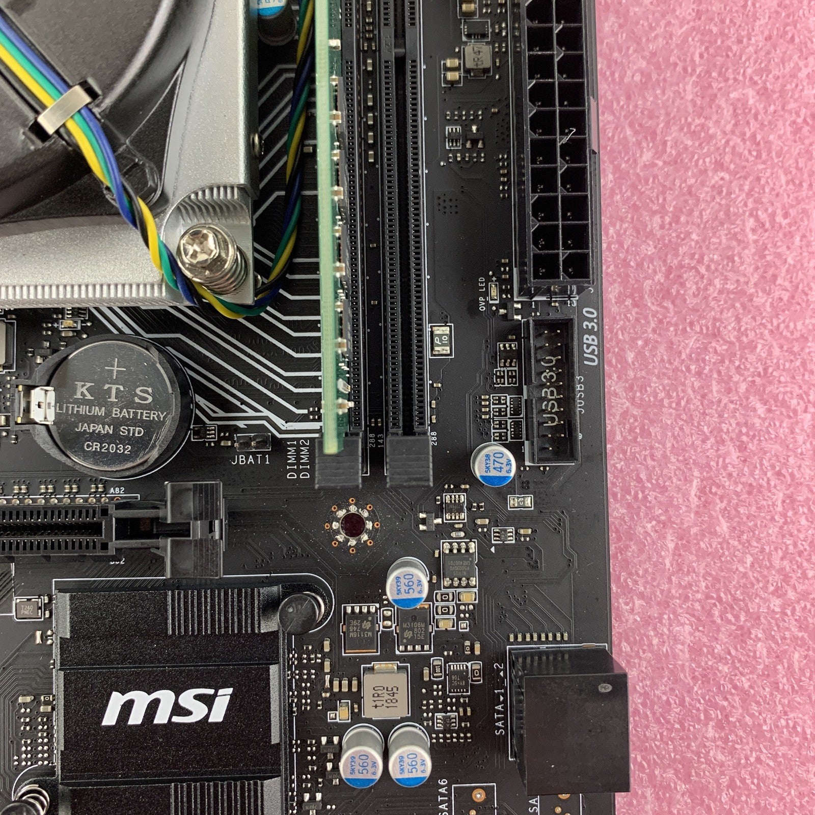 MSI H110M ECO-S01 Intel Celeron G3900 2.80GHz 8 GB Ram LGA1151 Motherboard No IO