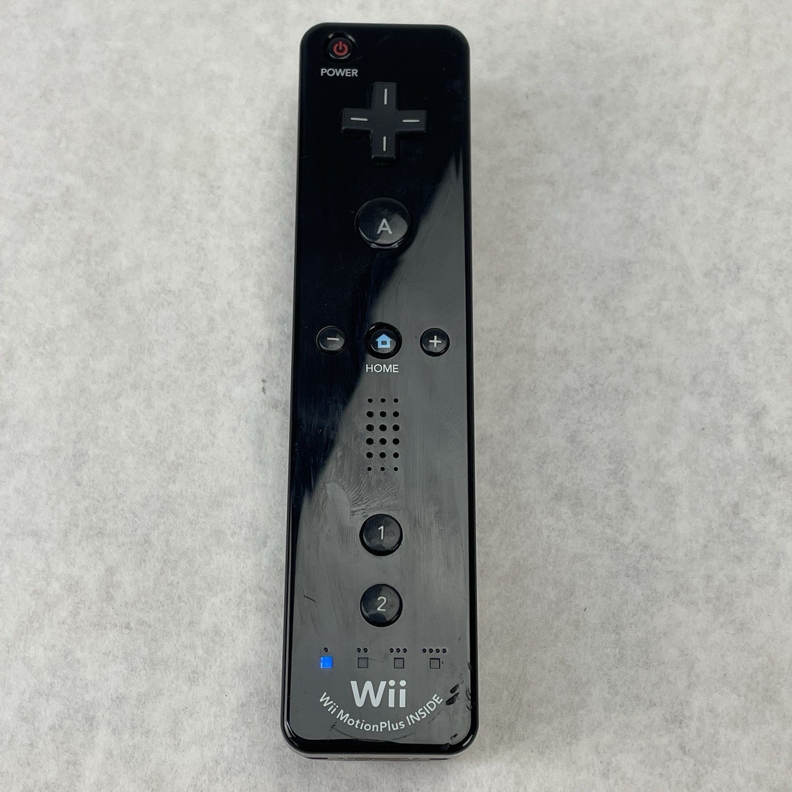 Nintendo Black Motion Plus Wii Controller OEM RVL-0361