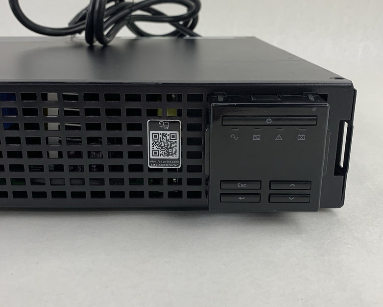 APC SMX1500RM2UCNC Battery Backup UPS Tested No Net Card No Batt No Faceplate