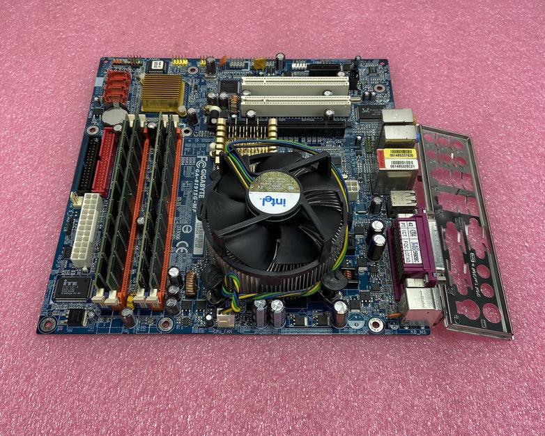 Gigabyte 8I915GMF Motherboard Intel Pentium 4 3GHz 3GB RAM w/IO Shield Bad Cap