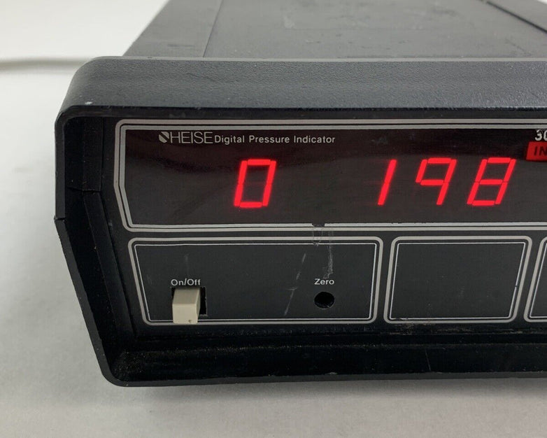 Heise 901A Digital Pressure Indicator 110 VAC 50/60 Hz 5VA Power Tested