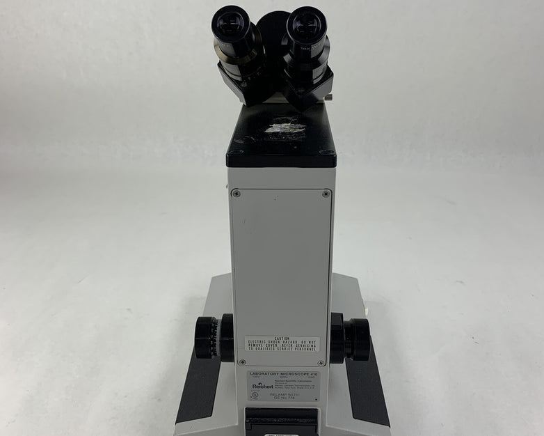 Reichert Microstar IV 410 Lab Microscope 10/.25 40/0.66 100/1.25 Oil No Bulb