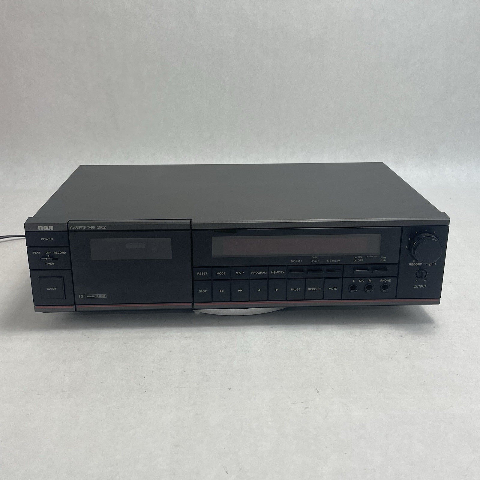 RCA MTR118 Cassette Player/Recorder Tested For Parts1