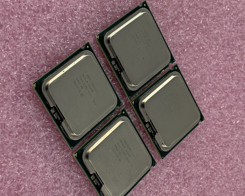 Lot of 4 Intel Xeon E5160 Dual-Core 3.0GHz SL9RT CPU Socket LGA771