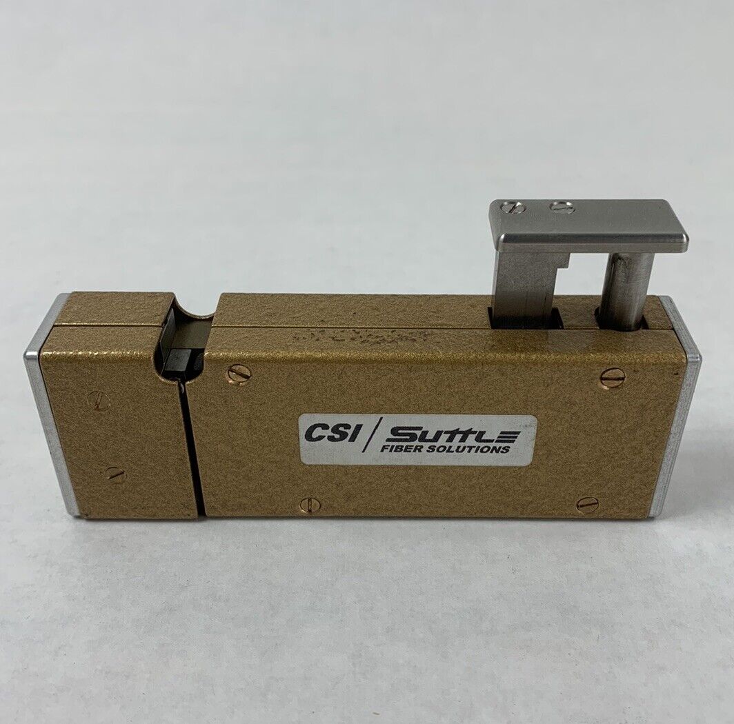 CSI Shuttle Fiber Solutions Apparatus for Cleaving Optical Fiber 4445632