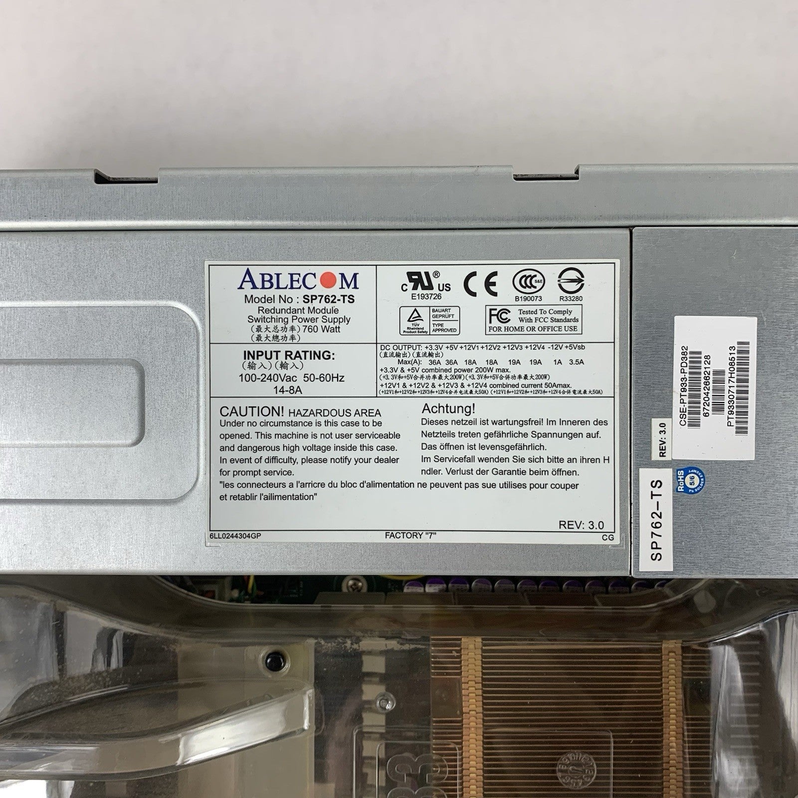 Data Domain DD510 S5000PSL Array 1x Intel Xeon 5110 1.6GHz 4GB RAM No OS/HDD11