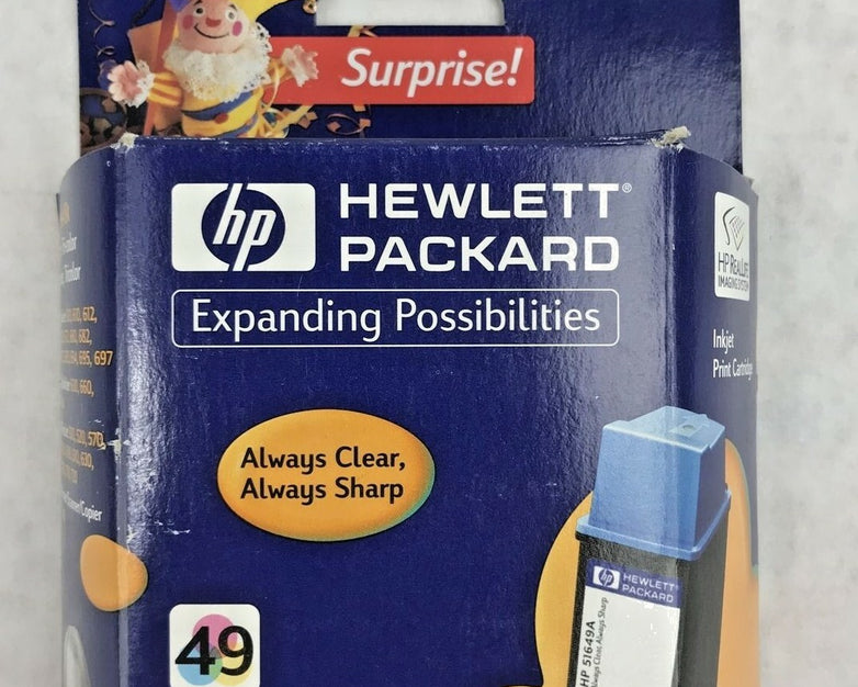 HP 49 Large Tri-Color Ink Cartridge HP 51649A - Expired