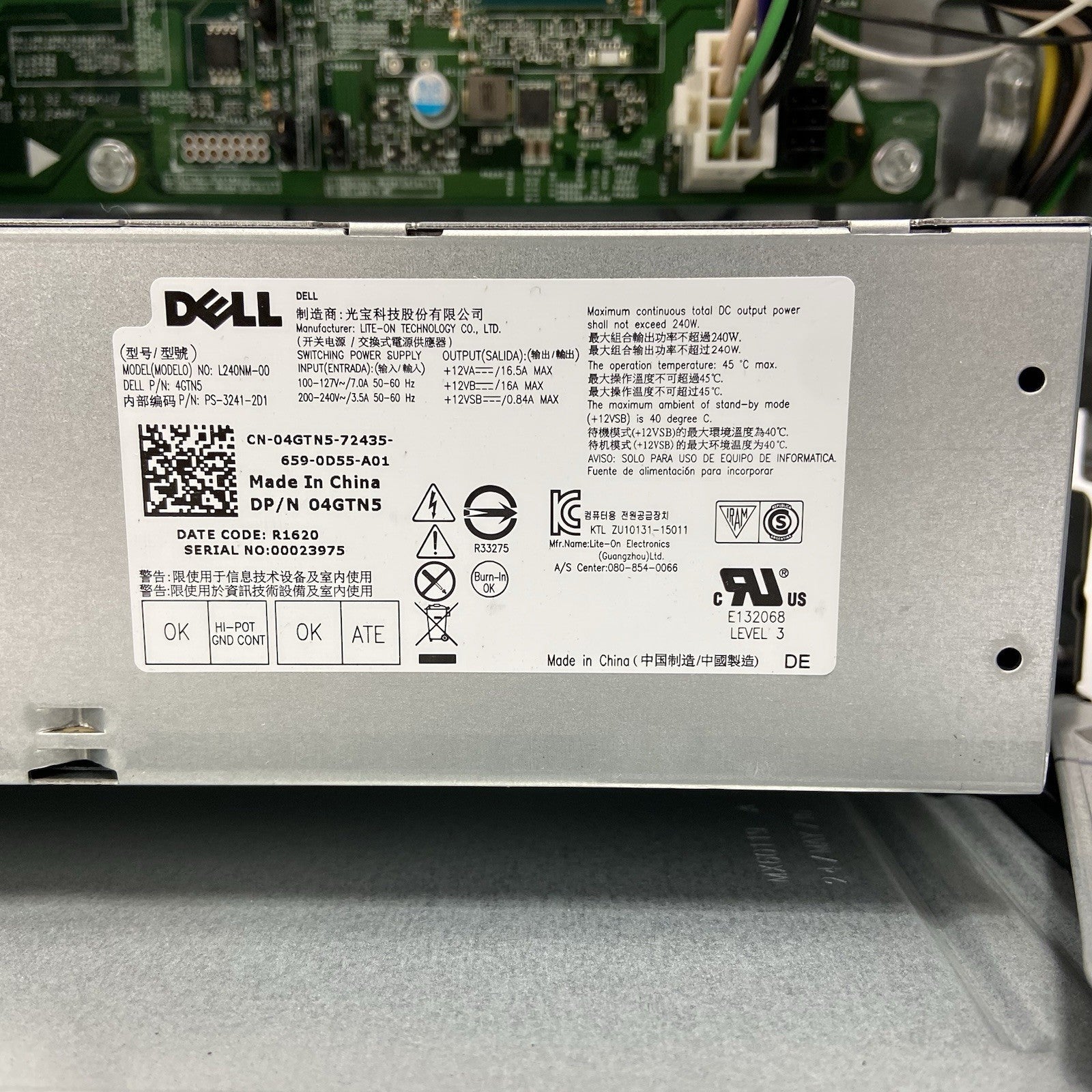 Dell Inspiron 3650 DT Intel Core i3-6100 3.7GHz 8GB RAM No HDD No OS11