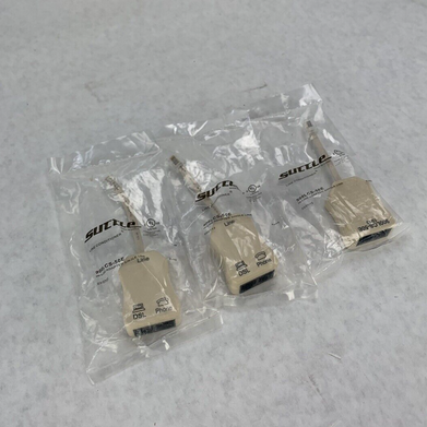 Lot of 3 Suttle 900LCS-50E In-Line Adapter Single Line