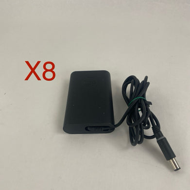Dell HA65NM130 65W AC Adapter Mix Lot W/ LA65NM191 No Power Cord Lot of 8