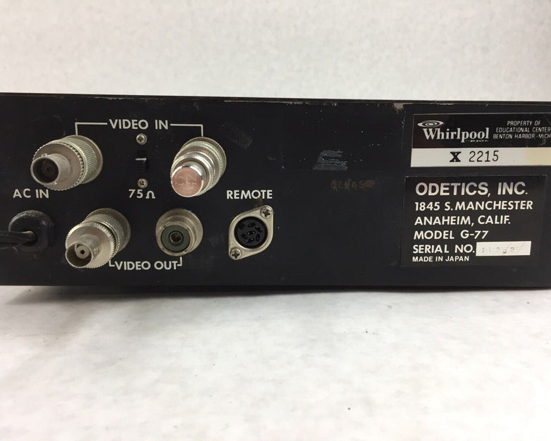 Odetics Inc G-77 GYYR Video Timer
