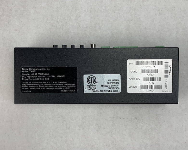 Bogen Communications TAMB2 Telephone Paging Access Module w/ Accessories