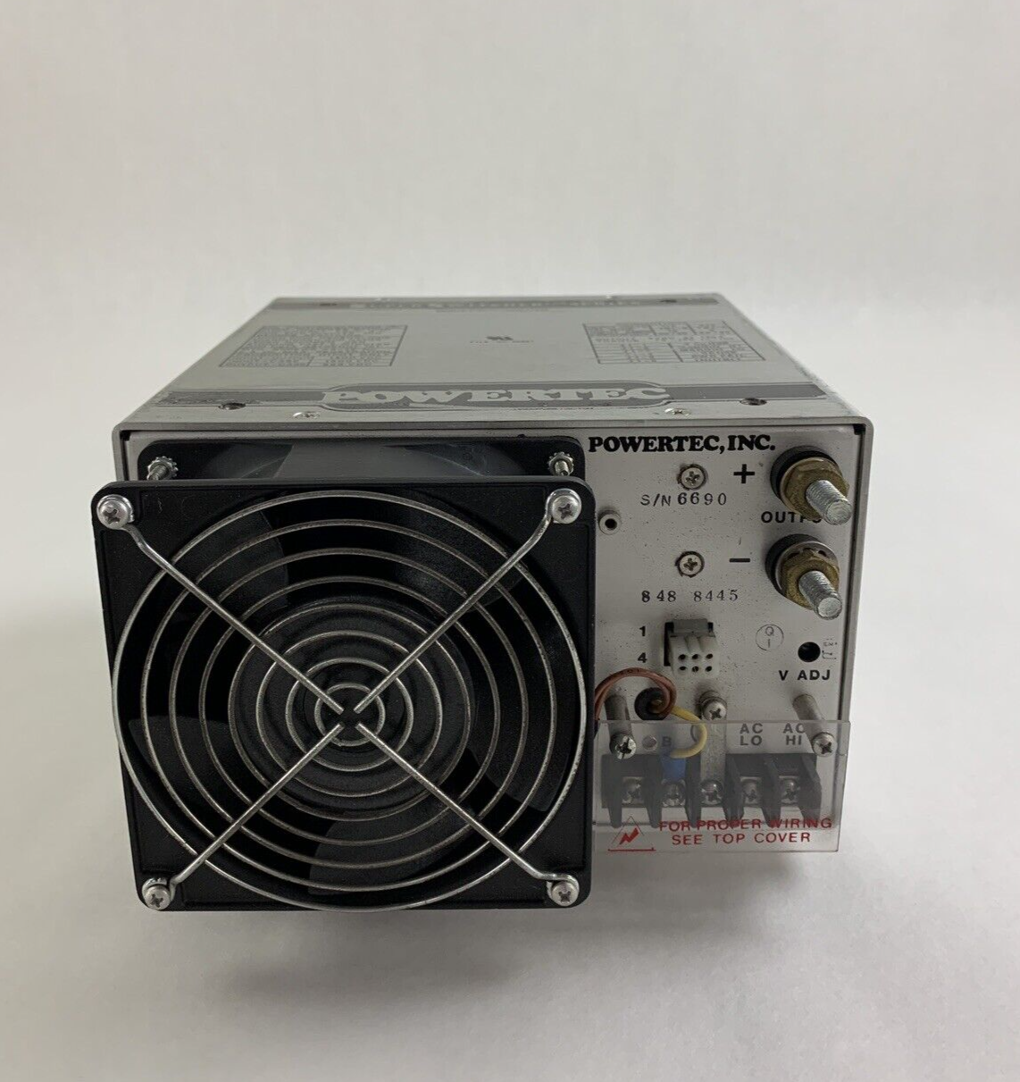 PowerTec DC Power Supply 115-230V 50-60 Hz 1500 VDC 9N5-120-17D Untested
