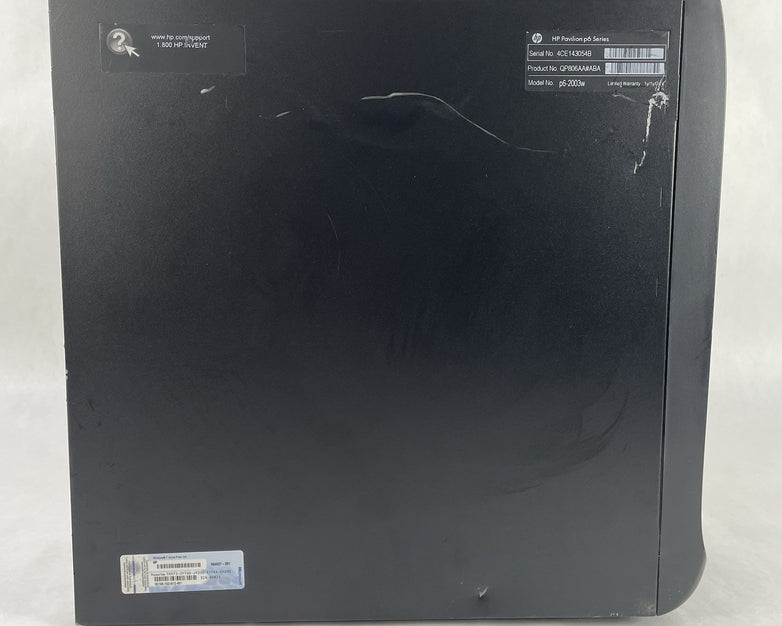HP Pavilion P6-2003W MT AMD E2-3200 2.40 GHz 4 GB RAM No HDD/OS