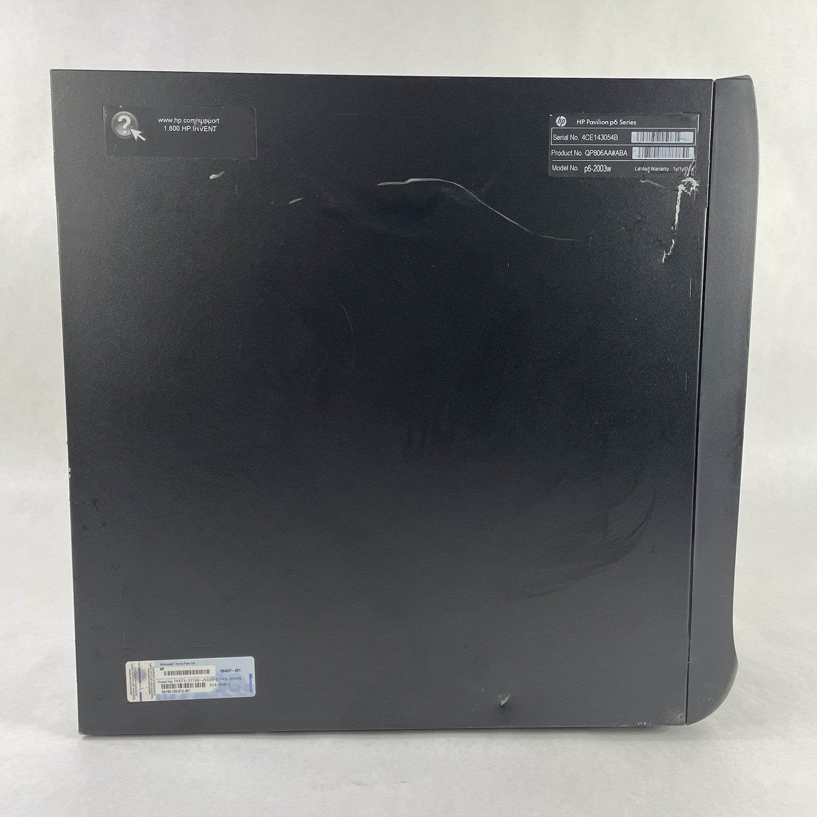 HP Pavilion P6-2003W MT AMD E2-3200 2.40 GHz 4 GB RAM No HDD/OS4
