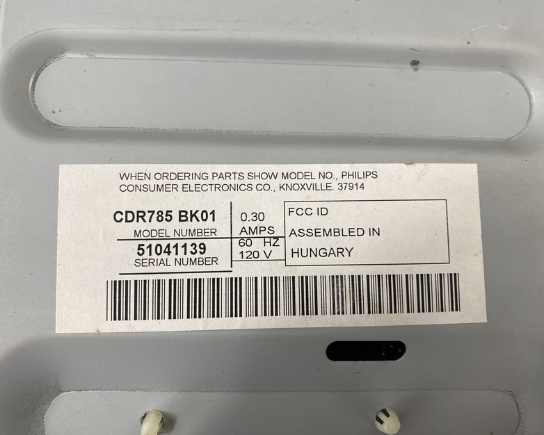 Philips CDR 785/17 Audio CD Recorder - Parts or Repair