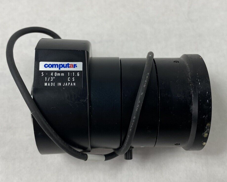 Computar 5-40mm 1:1.6 1/3" CS CCTV Security Camera Lens