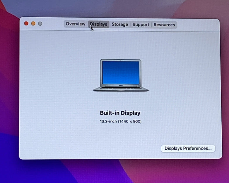 Apple MacBook Air A1466 2017 13" 1.8 GHz i5 8 GB RAM 500GB SSD os12.7.6