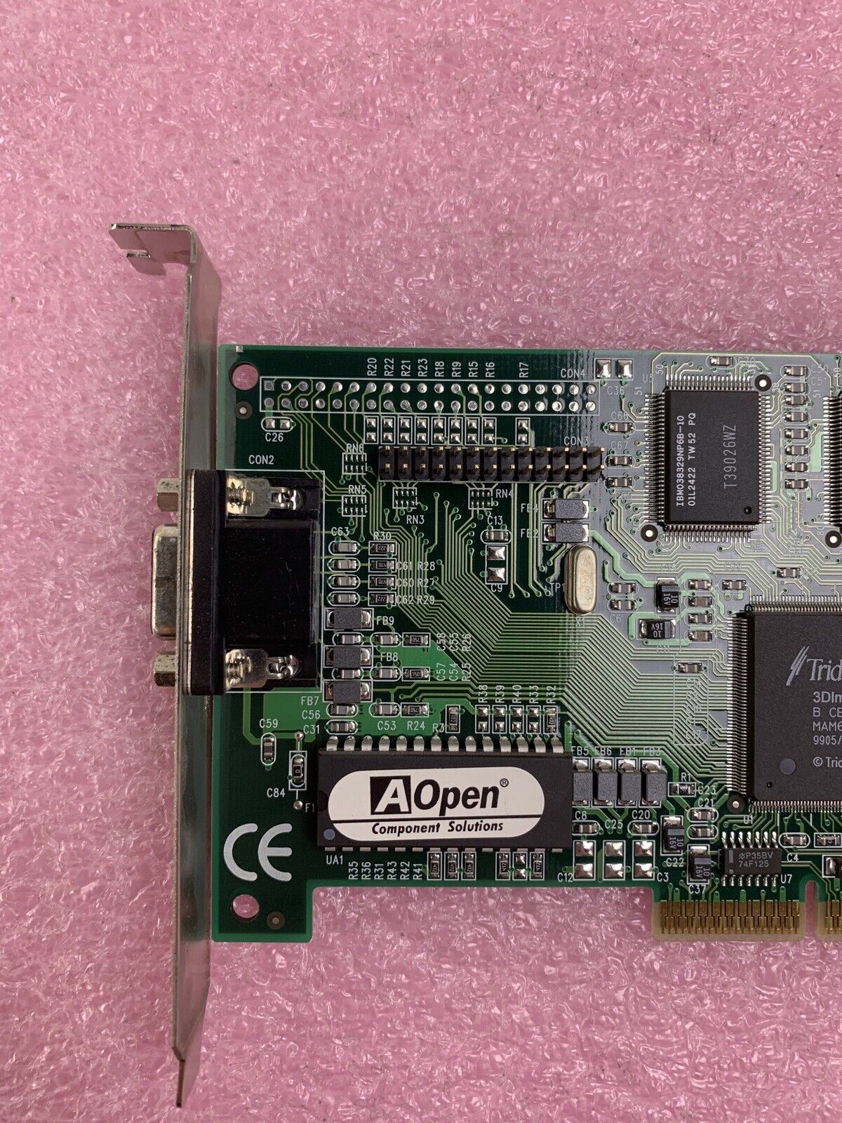 AOPEN Trident 91.AC821.002 3D IMAGE 9750 4 MB AGP VGA Video Card