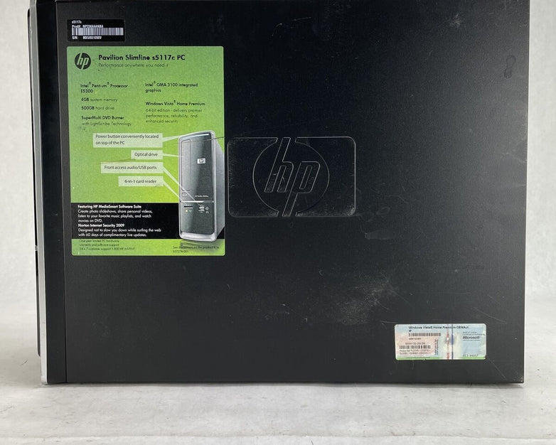HP 55117C SFF Intel Pentium Dual-Core E5300 2.6GHz 4GB RAM No HDD No OS
