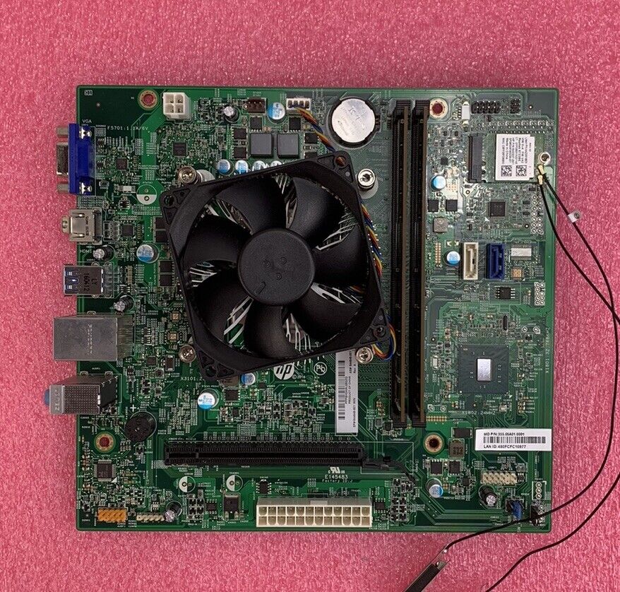 HP 260-PC26 Motherboard Intel Core i3-6100T 3.2GHz 16GB DDR4 RAM w/Wifi Adapter