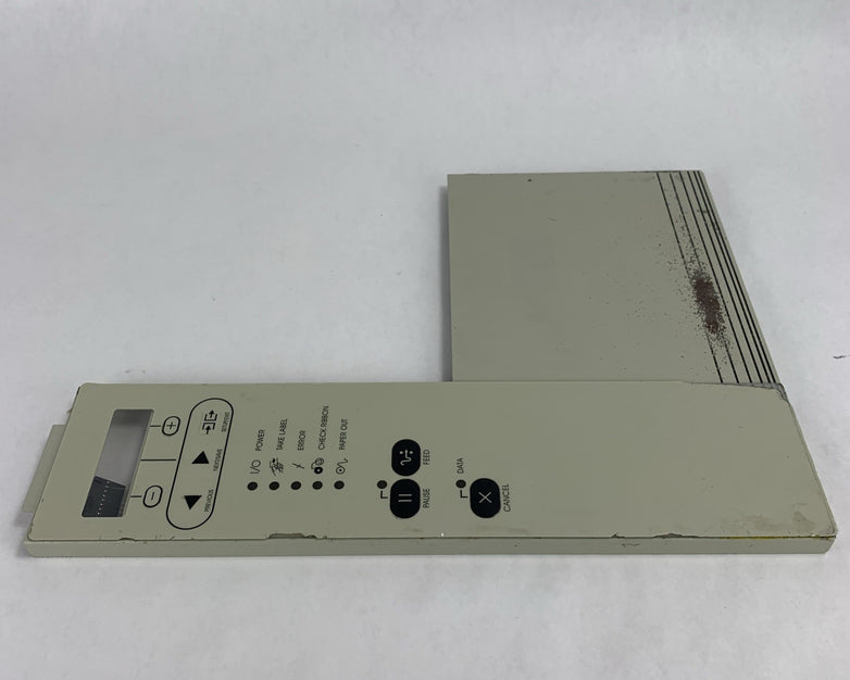 Zebra 105SL Printer Front Control Panel Membrane Switch 32021 Rev 2