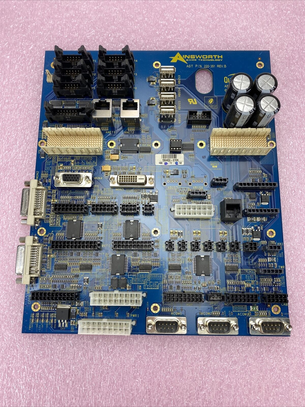 Ainsworth A560 Backplane AGT 220-351 Quixant 10-10-02-005