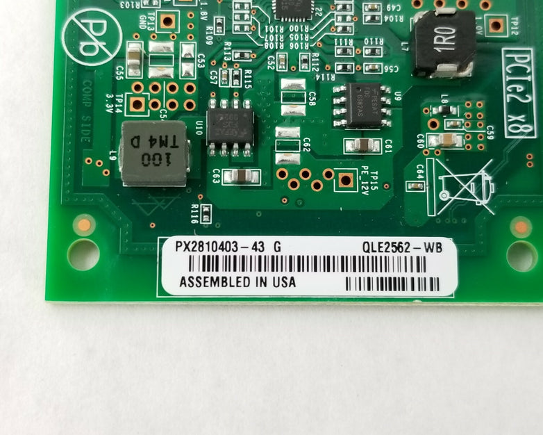 QLE2562 Qlogic SANBlade 8GB Dual Port Fibre PCI-E PX2810403-43 G