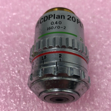 Olympus LWD CDPLAN 20PL .40 160/0-2 WD Microscope Lens Objective
