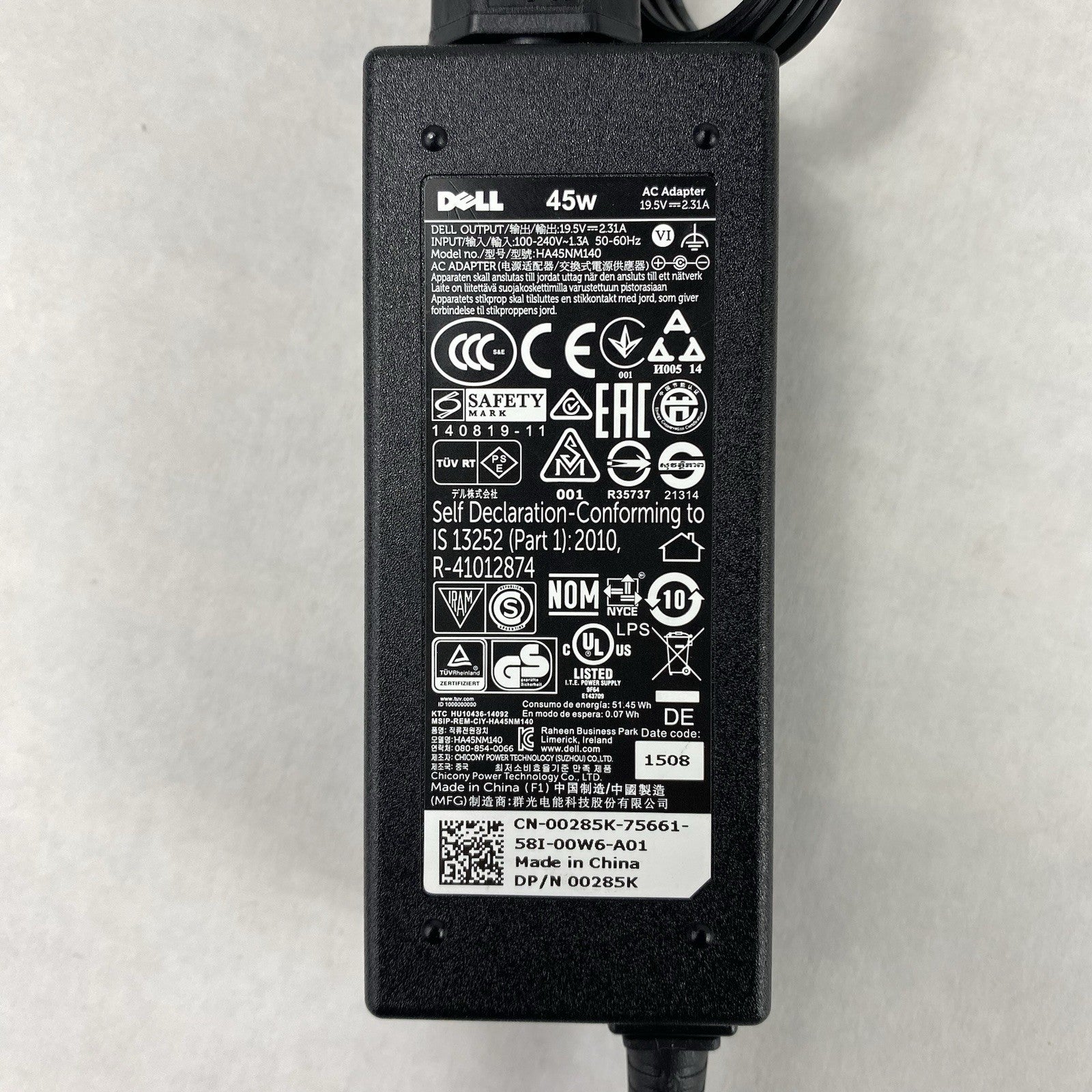 Dell HA45NM140 19.5V 2.31A 45W AC Adapter (Lot of 12)