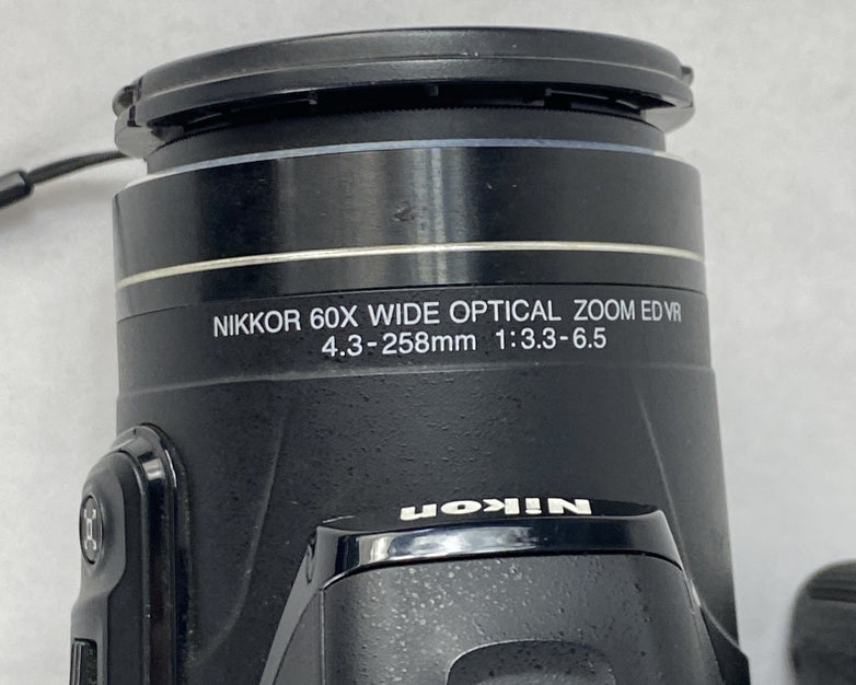 Nikon Coolpix P610 Digital Camera Black w/ Battery - READ