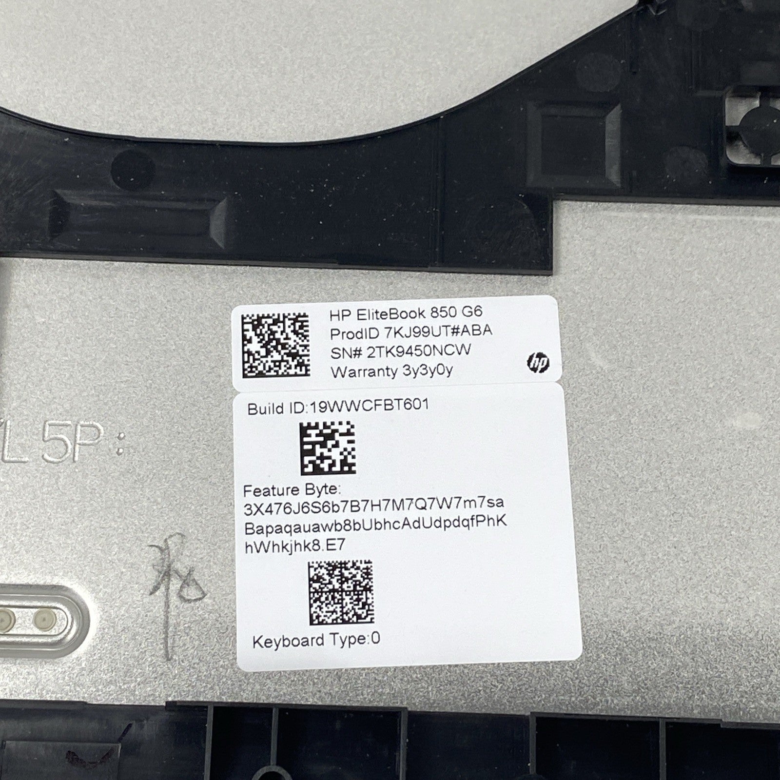HP EliteBook 850 G6 15.6" Laptop Bottom Base Cover Assembly